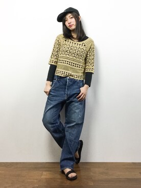矢野結衣さん(レディース・166cm)の春コーディネート