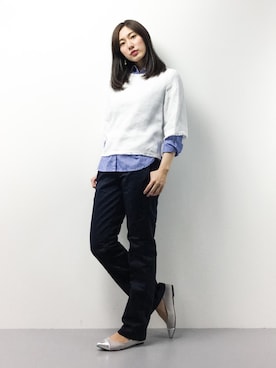 矢野結衣さん（レディース・166cm）の春コーディネート