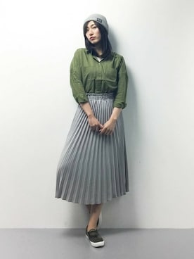 矢野結衣さん(レディース・166cm)の春コーディネート