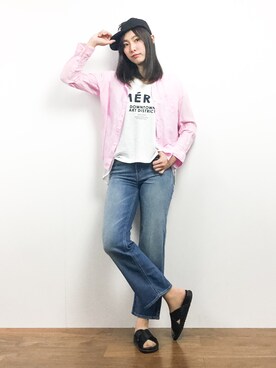 矢野結衣さん（レディース・166cm）の春コーディネート