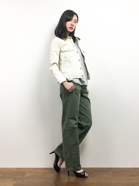 矢野結衣さん（レディース・166cm）の春コーディネート