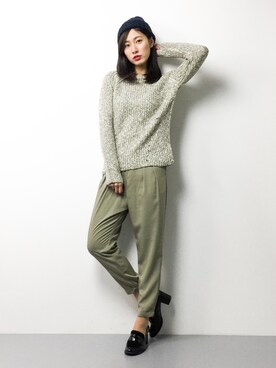 矢野結衣さん(レディース・166cm)の春コーディネート