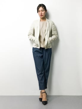 矢野結衣さん（レディース・167cm）の春コーディネート