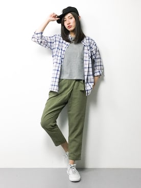 矢野結衣さん（レディース・167cm）の春コーディネート