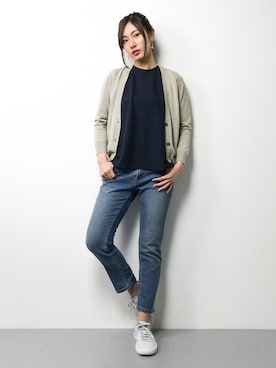 矢野結衣さん（レディース・167cm）の春コーディネート