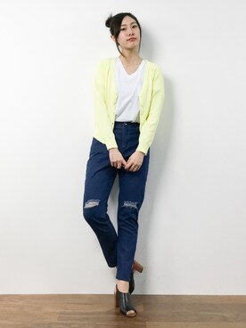 矢野結衣さん（レディース・167cm）の春コーディネート