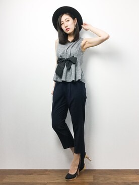 矢野結衣さん(レディース・167cm)の春コーディネート