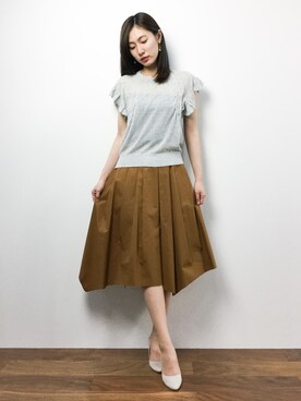 矢野結衣さん（レディース・167cm）の春コーディネート