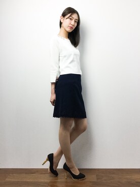 「WILLSELECTION（ウィルセレクション）のアイテム」を使った、矢野結衣さん（レディース・167cm）の春コーディネート