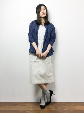 矢野結衣さん（レディース・167cm）の春コーディネート