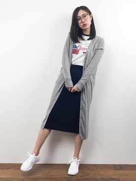 矢野結衣さん（レディース・167cm）の春コーディネート