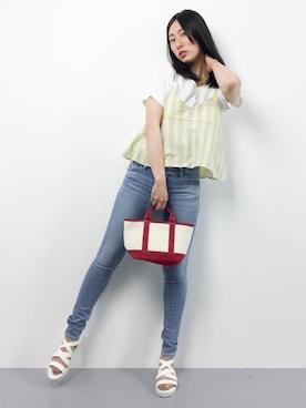 矢野結衣さん（レディース・167cm）の春コーディネート