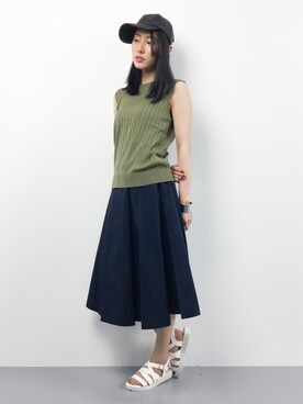 矢野結衣さん(レディース・167cm)の春コーディネート