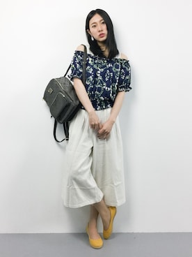 矢野結衣さん（レディース・167cm）の春コーディネート