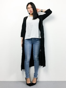 矢野結衣さん（レディース・167cm）の春コーディネート