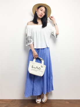 「& choice（アンドチョイス）のアイテム」を使った、矢野結衣さん（レディース・167cm）の春コーディネート