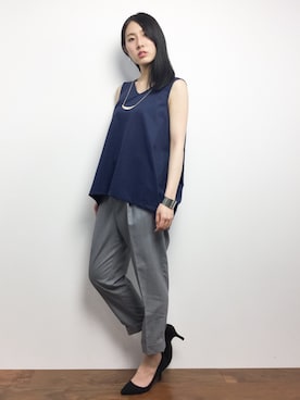 矢野結衣さん（レディース・167cm）の春コーディネート