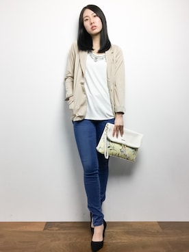 矢野結衣さん（レディース・167cm）の春コーディネート