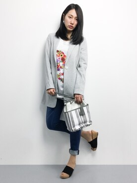 矢野結衣さん（レディース・167cm）の春コーディネート