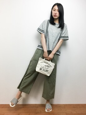 矢野結衣さん(レディース・167cm)の夏コーディネート