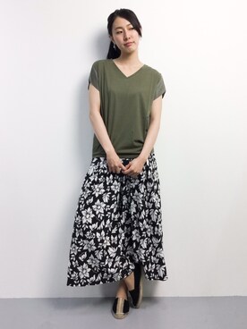 矢野結衣さん（レディース・167cm）の夏コーディネート