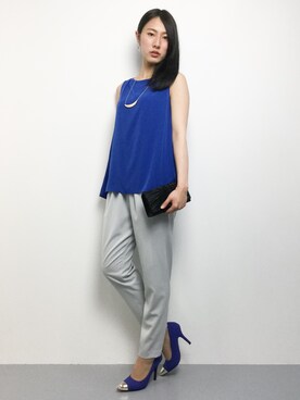 矢野結衣さん（レディース・167cm）の夏コーディネート