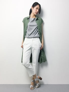 矢野結衣さん(レディース・167cm)の夏コーディネート