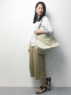 矢野結衣さん（レディース・167cm）の夏コーディネート