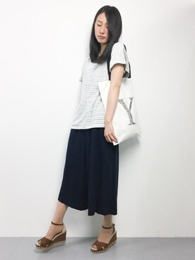 矢野結衣さん（レディース・167cm）の夏コーディネート