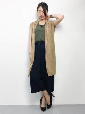 矢野結衣さん（レディース・167cm）の夏コーディネート