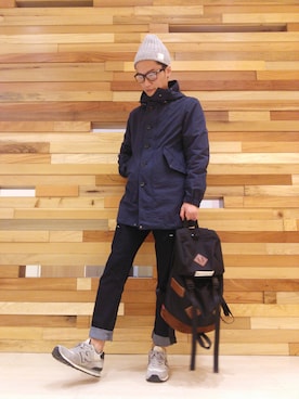 「GLOSTER（グロスター）のアイテム（その他アウター）」を使った、masahiro.Hさん（メンズ・177cm）の春コーディネート