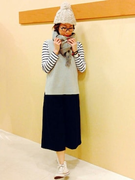 KAOさん（レディース・164cm）の冬コーディネート