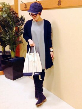 KAOさん（レディース・164cm）の冬コーディネート