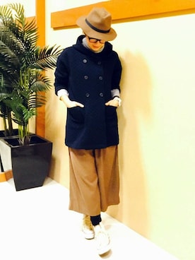 「LBC（エルビーシー）のアイテム（その他アウター）」を使った、KAOさん（レディース・164cm）の秋コーディネート