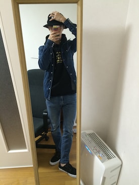 「B'2nd（ビーセカンド）のアイテム（ジャケット/アウター）」を使った、オオタムさん（メンズ・170cm）の秋コーディネート