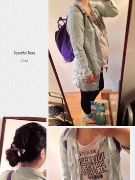 ちは✳︎さん（レディース・160cm）の春コーディネート