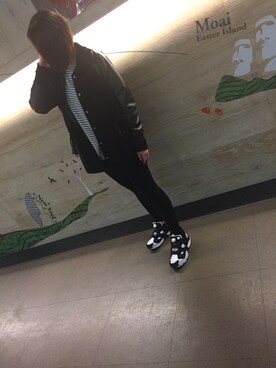 「iT（イット）のアイテム（ダウンジャケット/コート）」を使った、Yuukii さん（レディース・165cm）の冬コーディネート