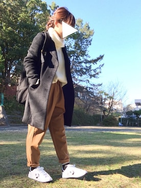 「RAY CASSIN（レイカズン）のアイテム（バックパック/リュック）」を使った、aaachan♡*さん（レディース・150cm）の冬コーディネート