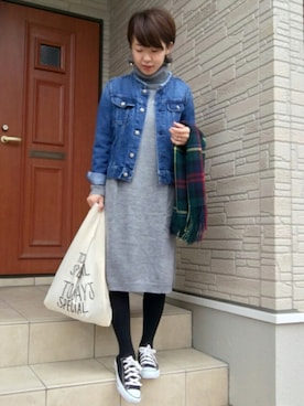 「SEVENDAYS=SUNDAY（セブンデイズサンデイ）のアイテム（その他アウター）」を使った、aaachan♡*さん（レディース・150cm）の冬コーディネート