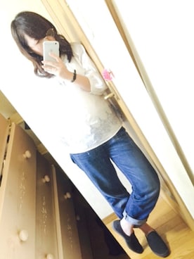 「chocoolate（チョコレート）のアイテム（その他）」を使った、chaさん（レディース・157cm）の春コーディネート