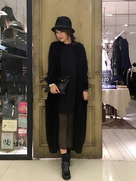 「initial（イニシャル）のアイテム（バッグ）」を使った、Woodywwwさん（レディース・163cm）の秋コーディネート