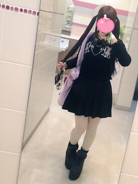 𝓴さん（レディース・160cm）の冬コーディネート