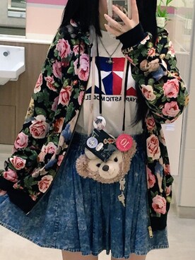 𝓴さん（レディース・160cm）の冬コーディネート