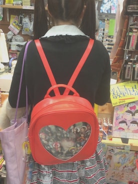 「DearMyLove（ディアマイラブ）のハートフリル刺繍ブラウス」を使った、𝓴さん（レディース・160cm）の冬コーディネート