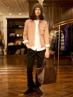 nano・universe men's STAFFさん(メンズ・171cm)の夏コーディネート
