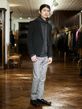 nano・universe men's STAFFさん(メンズ・171cm)の秋コーディネート