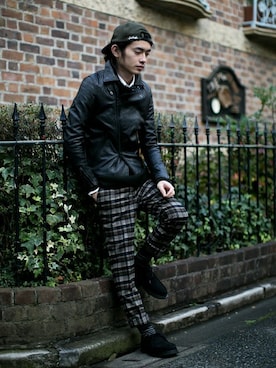 nano・universe men's STAFFさん（メンズ・171cm）の冬コーディネート