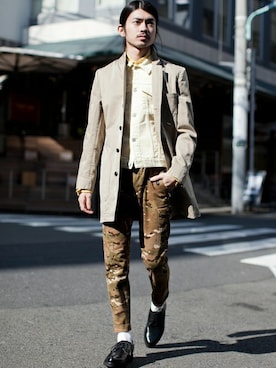 nano・universe men's STAFFさん（メンズ・171cm）の冬コーディネート