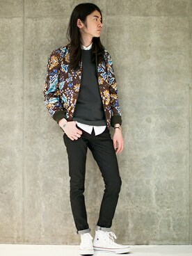 nano・universe men's STAFFさん(メンズ・171cm)の春コーディネート