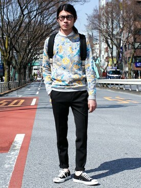 nano・universe men's STAFFさん(メンズ・171cm)の春コーディネート